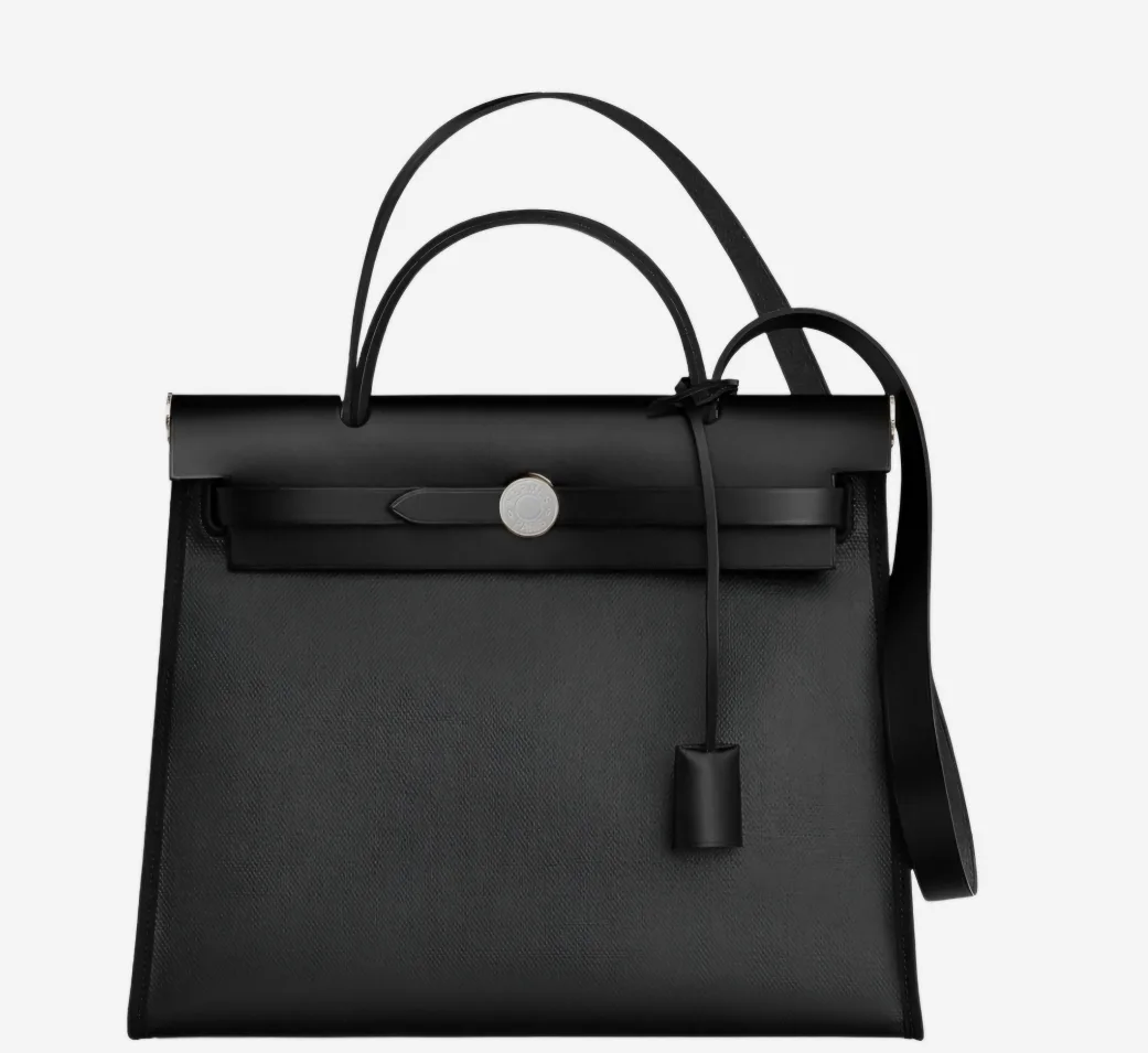 (새상품) 에르메스 에르백 31 코팅 블랙 은장