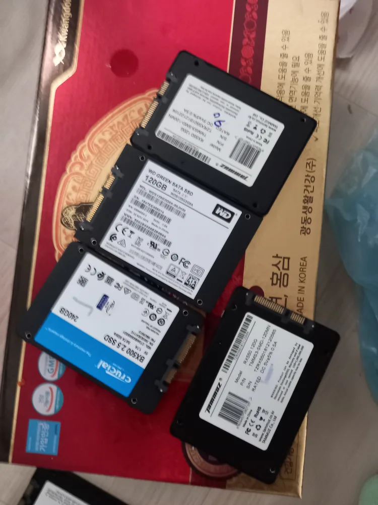 중고 SSD 모음