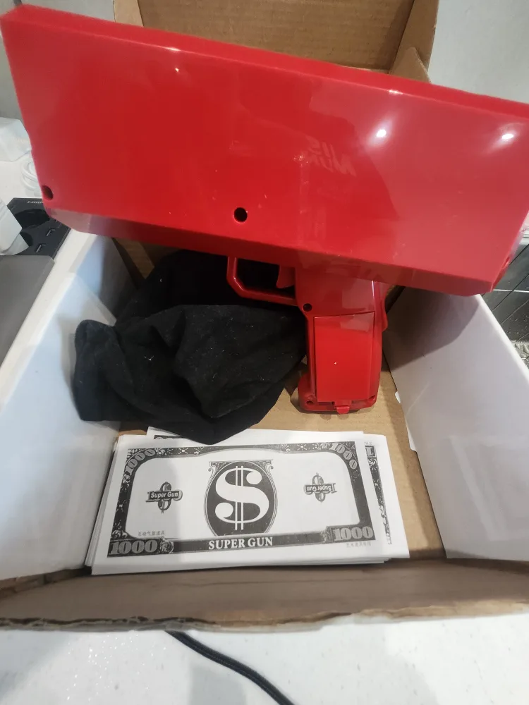 머니건 돈 뿌리는 장난감