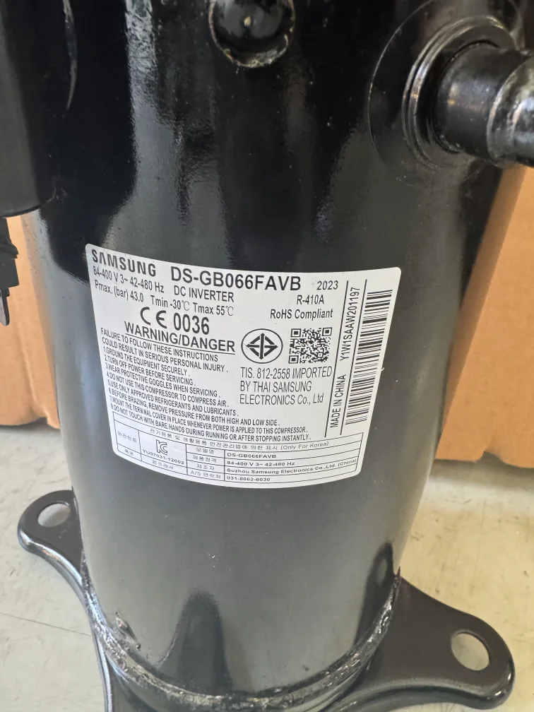 중고 삼성 DS-GB066FAVB 컴프레서2023년