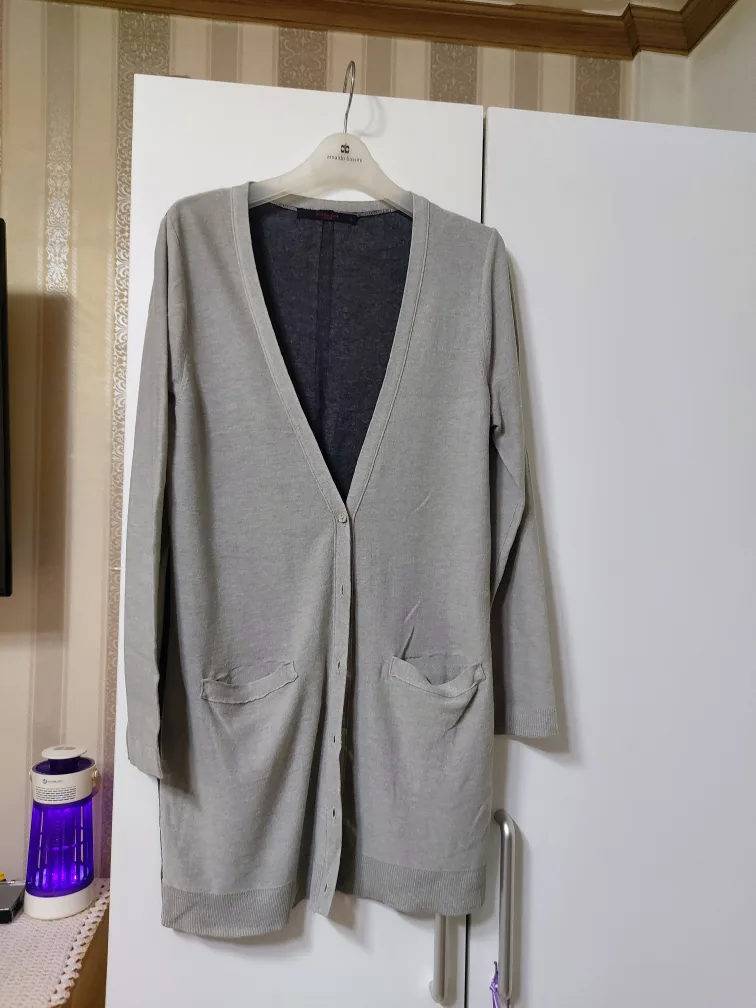 샤트렌  그레이 가디건 55~66