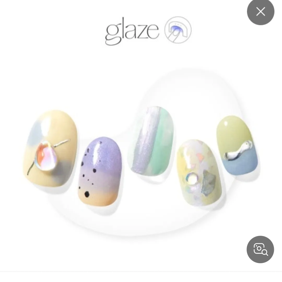 데싱디바 젤네일스티커 드림캐쳐 물방울파츠 중고