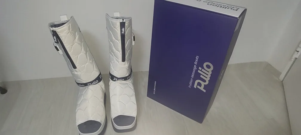 중고 풀리오 마사지 부츠 팝니다.