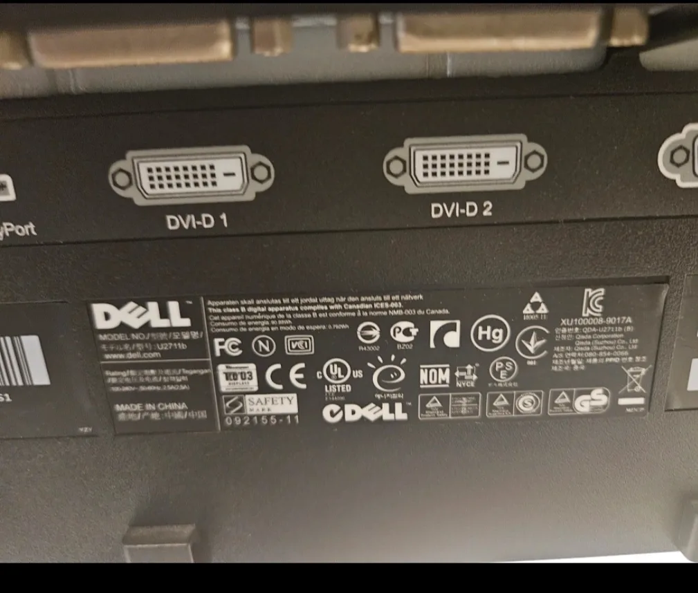 Dell U2711b 27인치 모니터