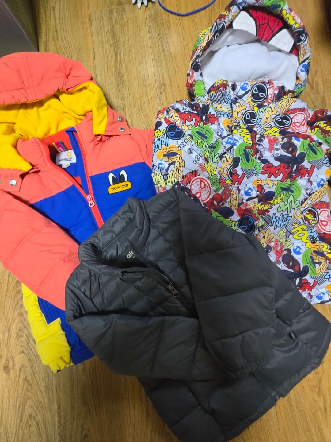 아동 겨울 자켓 3벌 세트 120