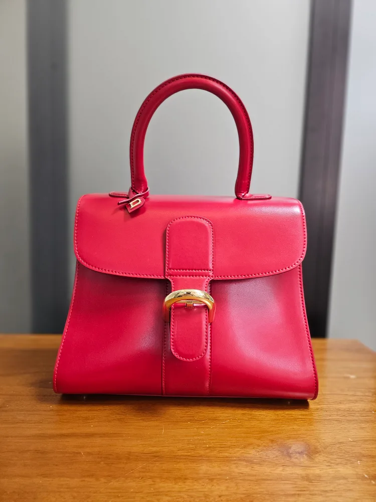 Delvaux Brillant 레드 가방 PM