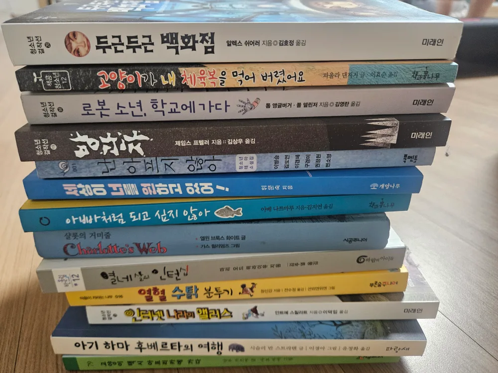 중고책 여러 권 모음