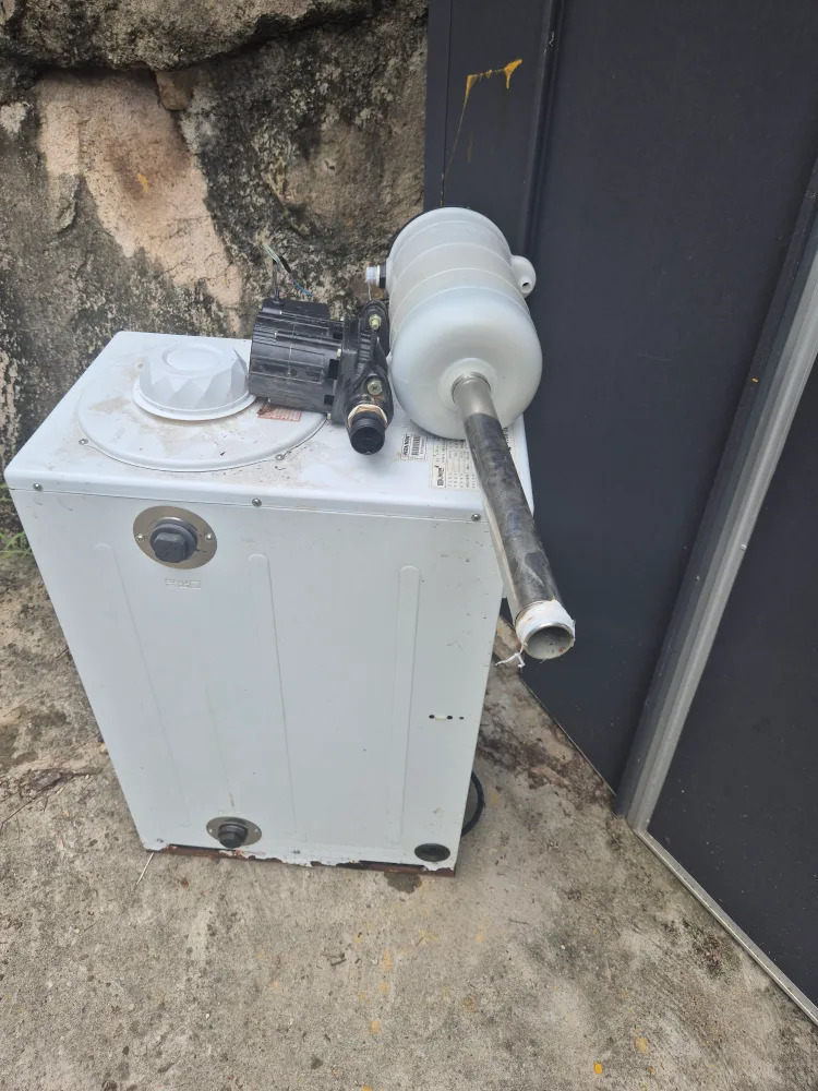 중고 기름보일러.