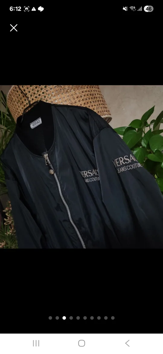 (정품)베르사체 점퍼 블루종