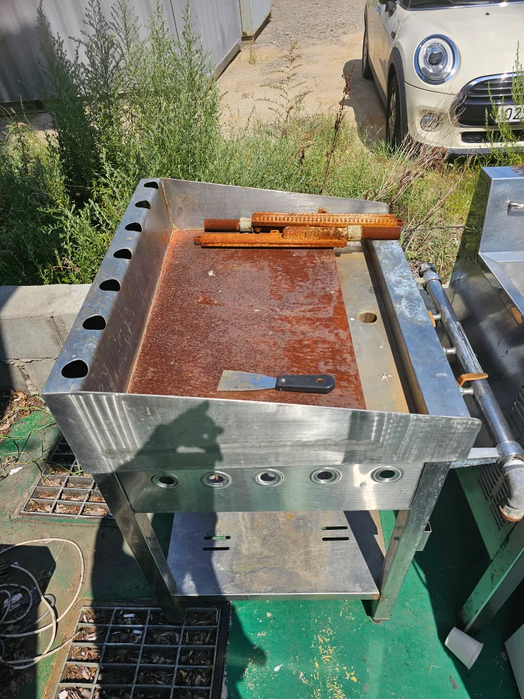 중고 스텐 철판 구이판