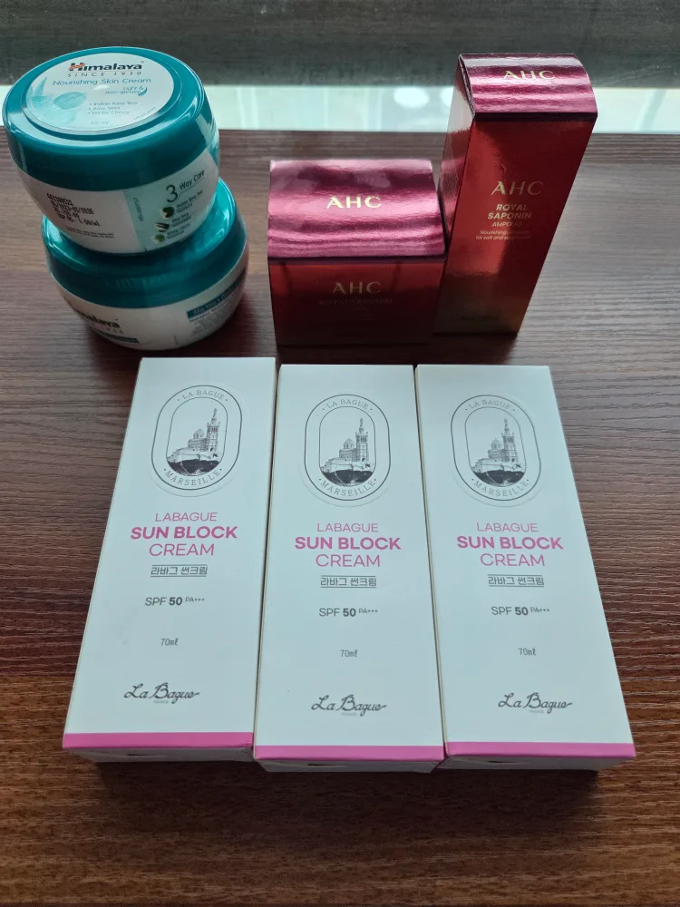AHC 로얄 크림 & 라바그 선크림