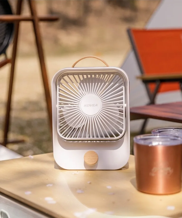 코베아 에어팬 - 캠핑용, 탁상용 미니 팬 선풍기 (새상품)