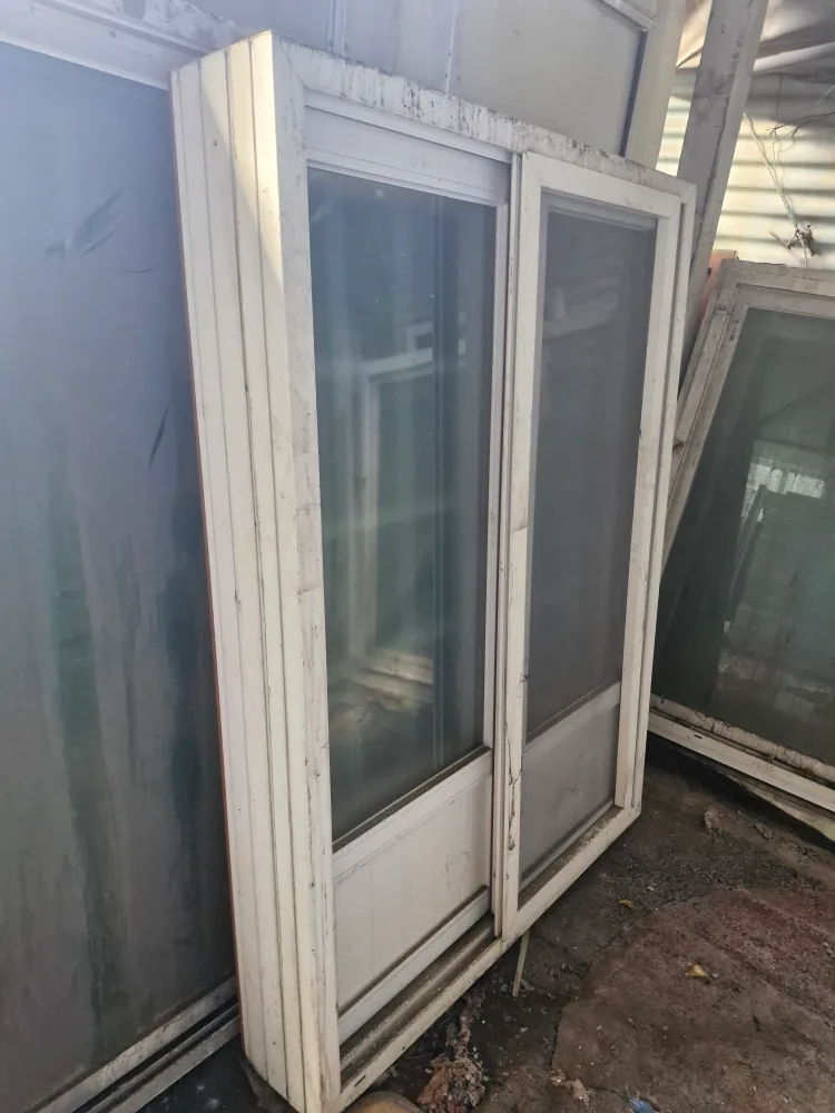 중고 슬라이딩 이중유리문