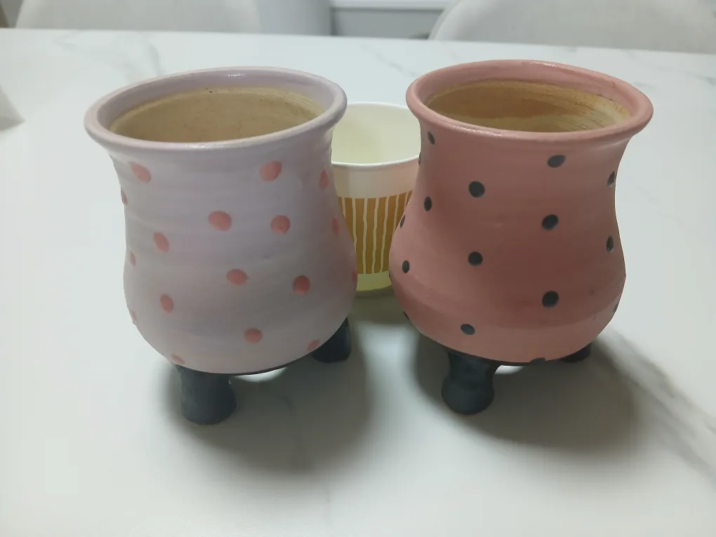 중고 다육화분 2개세트