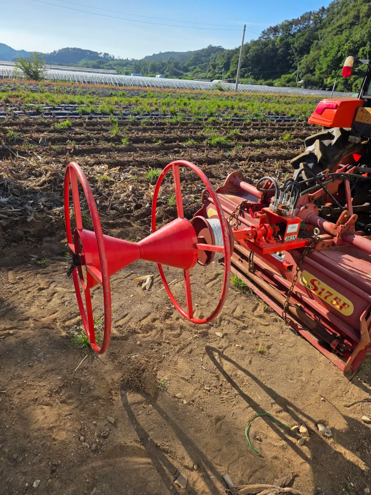 패 비닐감는 기계