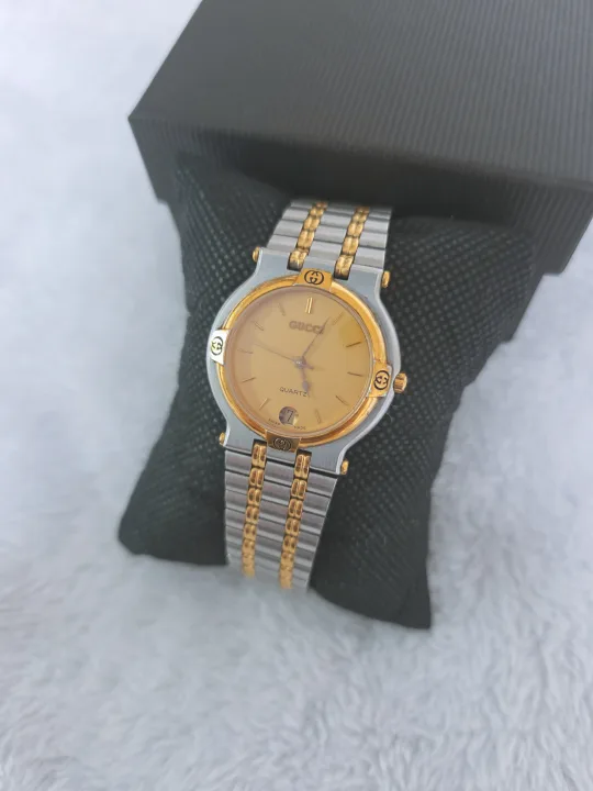 GUCCI☆구찌 정품 9000M 골드콤비 명품시계☆