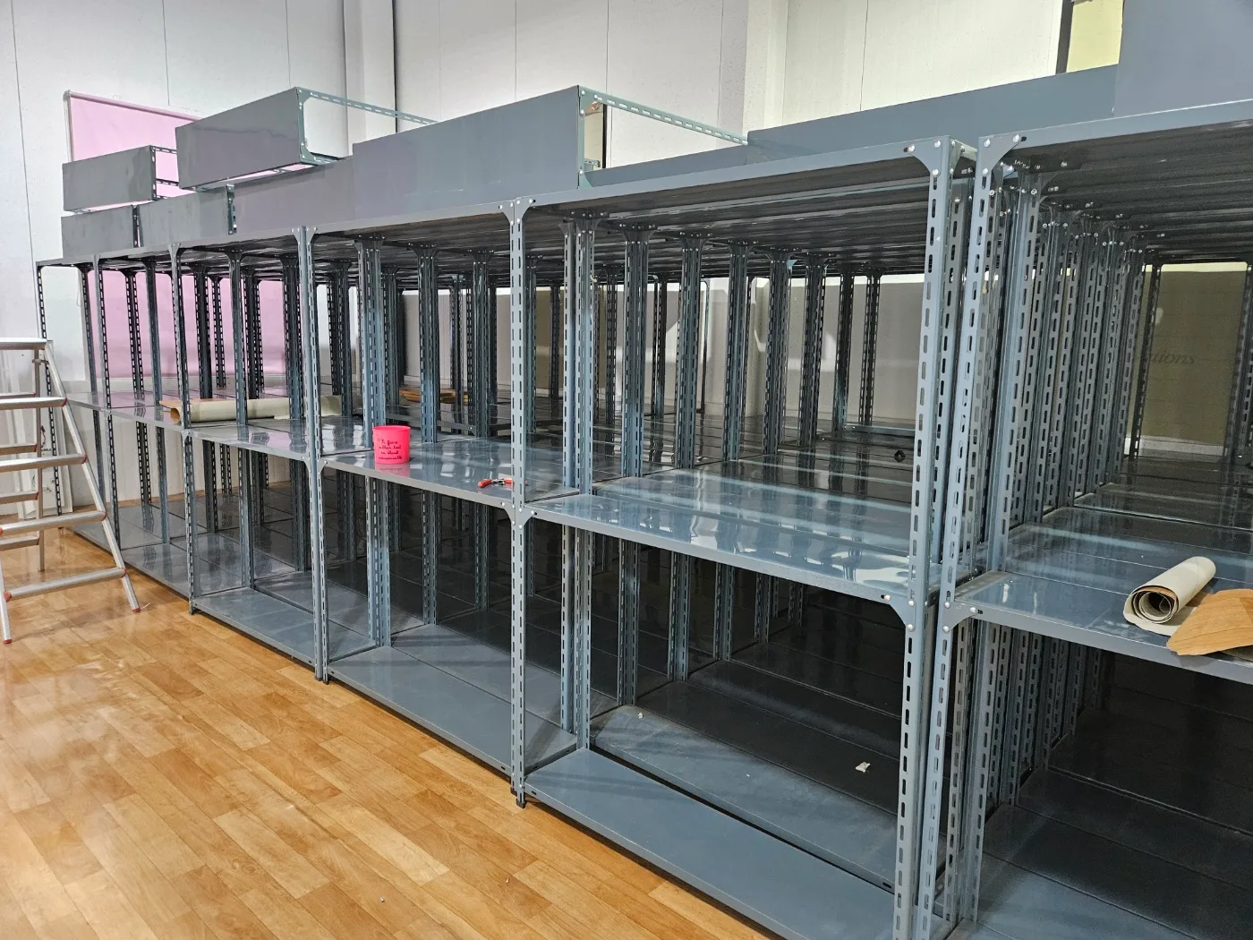 중고앵글철제선반