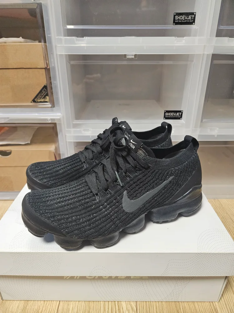 베이퍼맥스 3.0 플라이니트 블랙 (265, 중고)