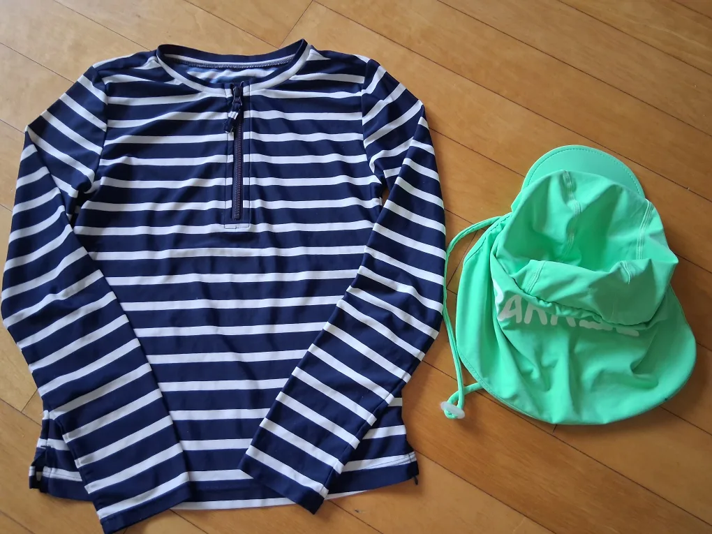 갭 여아 래쉬가드 배럴 수영모자 배럴모자 베럴 물놀이모자