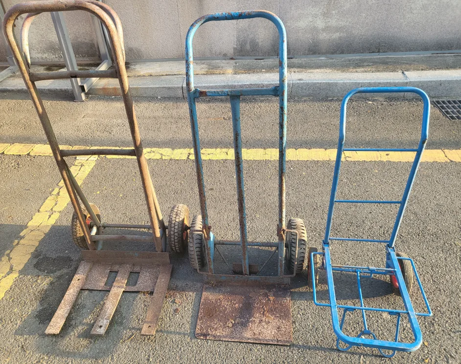중고 손수레 3종