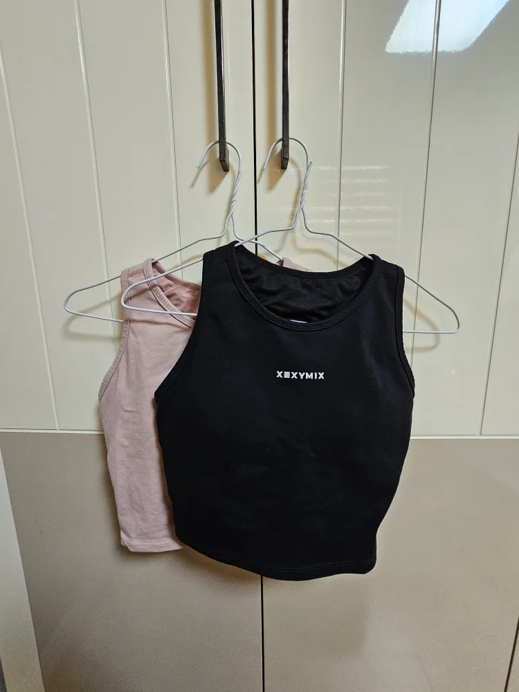 젝시믹스 크롭탑 M