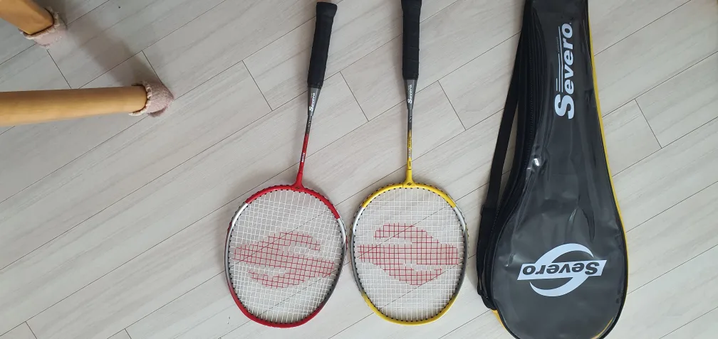 초등 저학년 중고 배드민턴 라켓 2개+케이스
