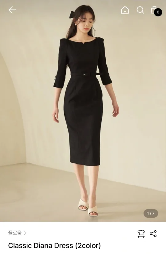 플로움 classic diana dress