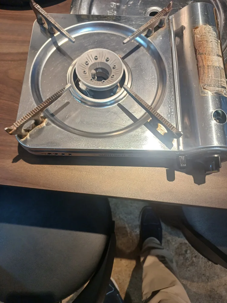 중고 휴대용 가스레인지