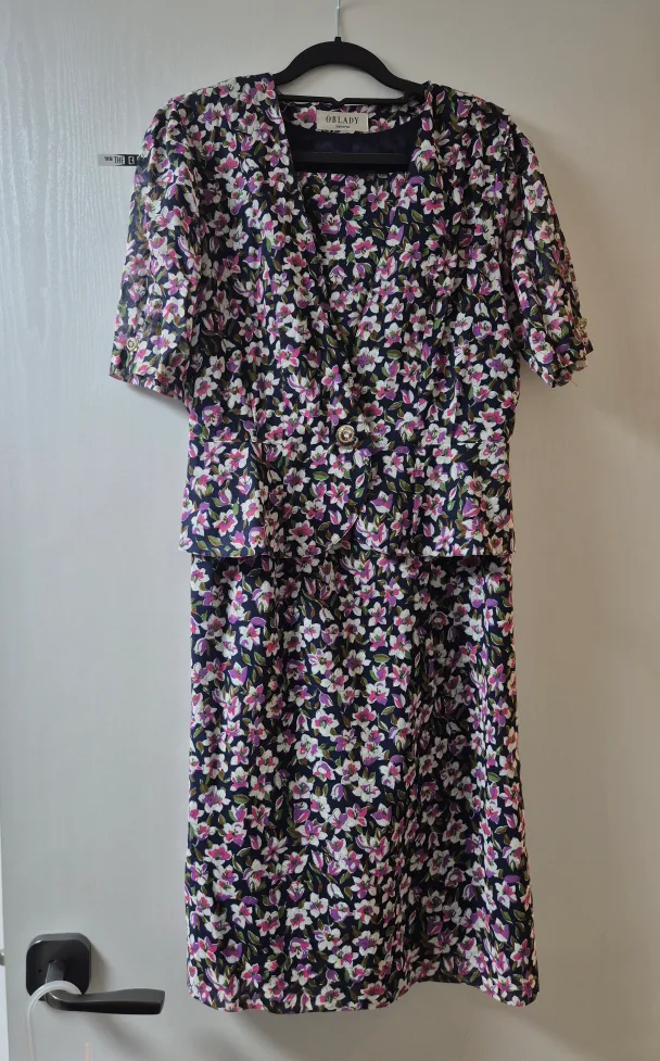 🌸일본빈티지🌸OBLADY 플라워 원피스