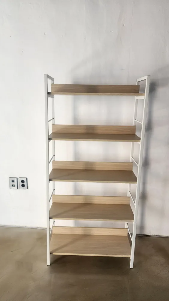 화이트선반형책장