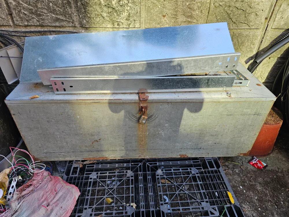 중고 철제 박스