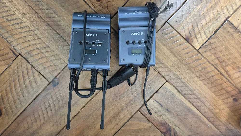 SONY 무선 송수신기(무선마이크)