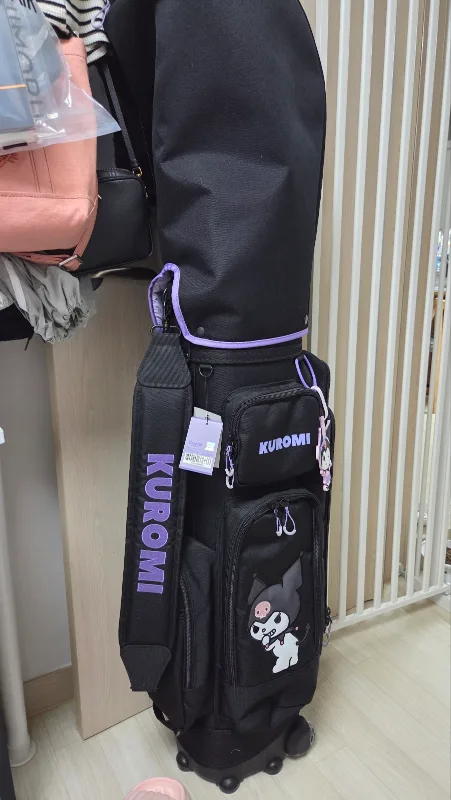 정품 산리오 쿠로미 캐디백 (골프백)팝니다 (원할시 중고 골프채도 별도 구매 가능)