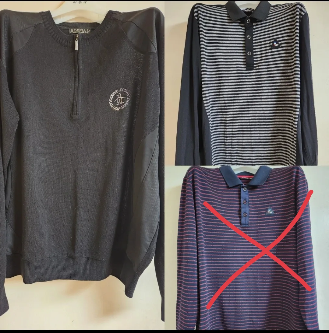 남성 골프웨어 3종 세트