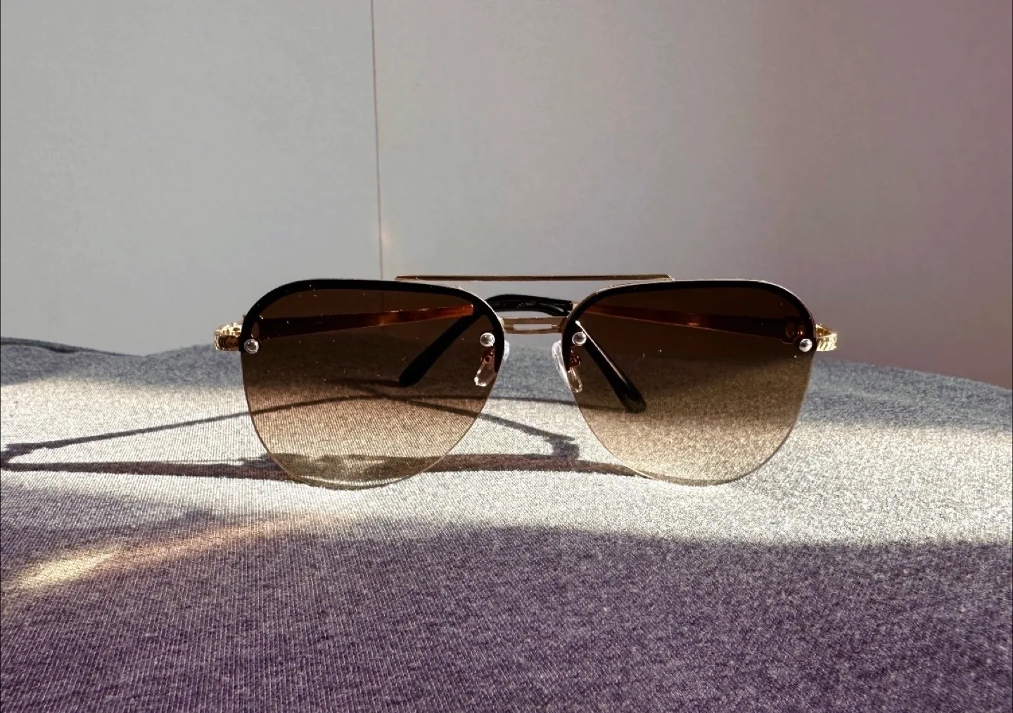 (새상품 택배만가능) 레트로 브라운 선글라스