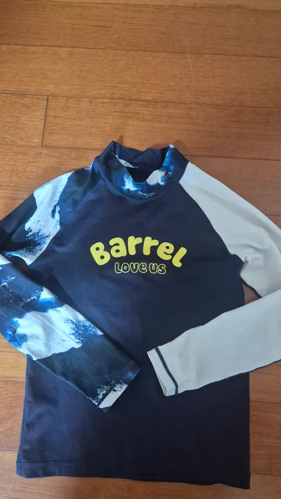 배럴 래쉬가드 L 키즈