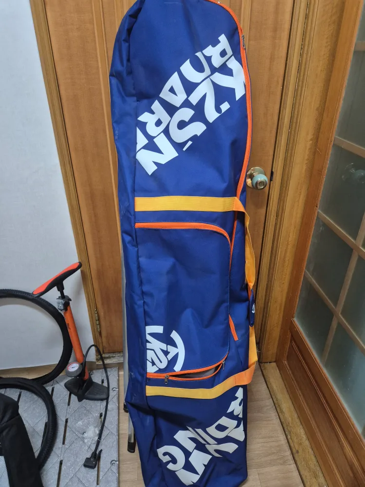 [중고·풀세트] K2 SNOWBOARD + MONSTER 바인딩 + 보드백 – 상태 A급