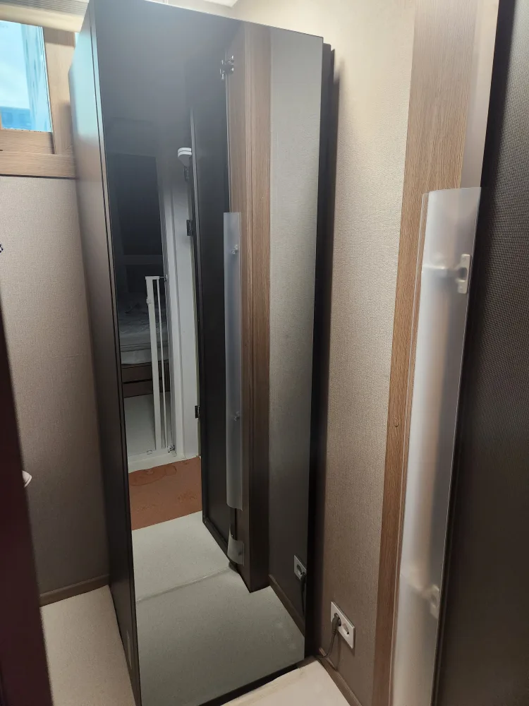 에어드레서 대용량 크리스탈 미러도어 중고