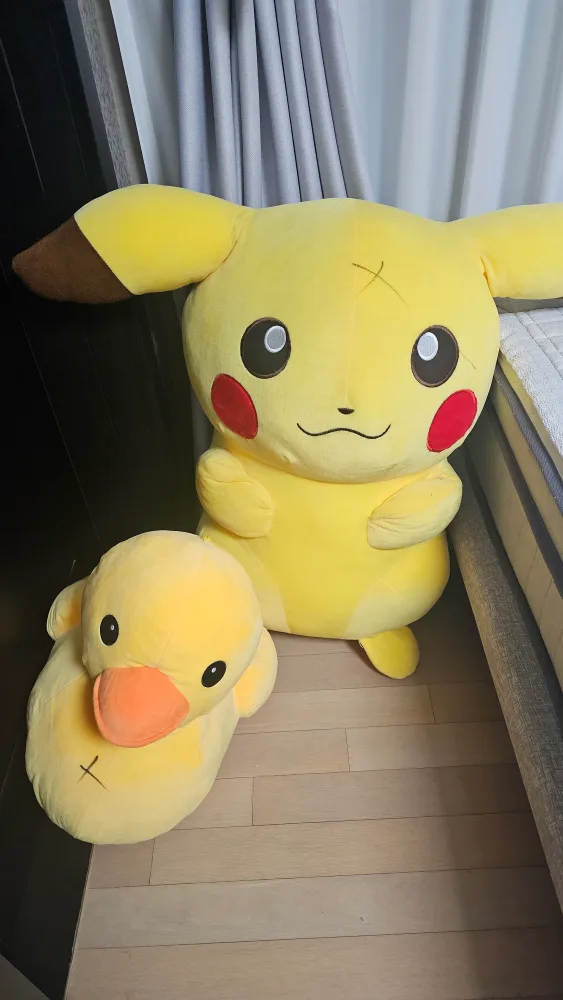 피카츄 & 오리 인형 세트