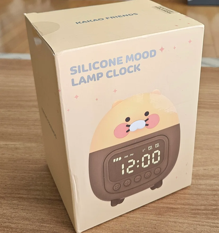 (미개봉 새상픔) 카카오프렌즈 춘식이 무드등 시계