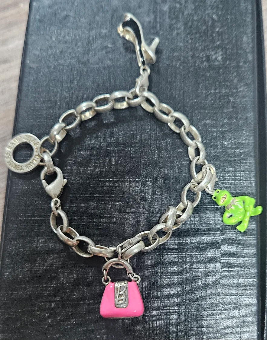 토마스 사보 실버 참 팔찌