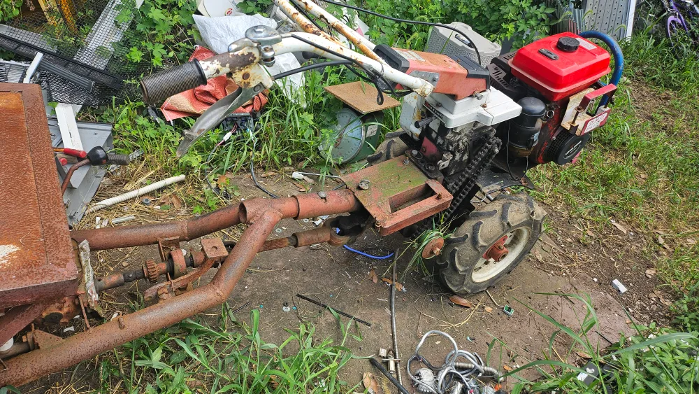 중고 경운기 트레일러