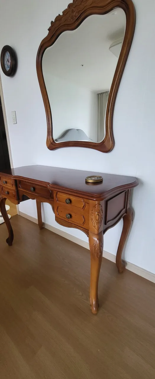 앤틱 화장대 거울 포함