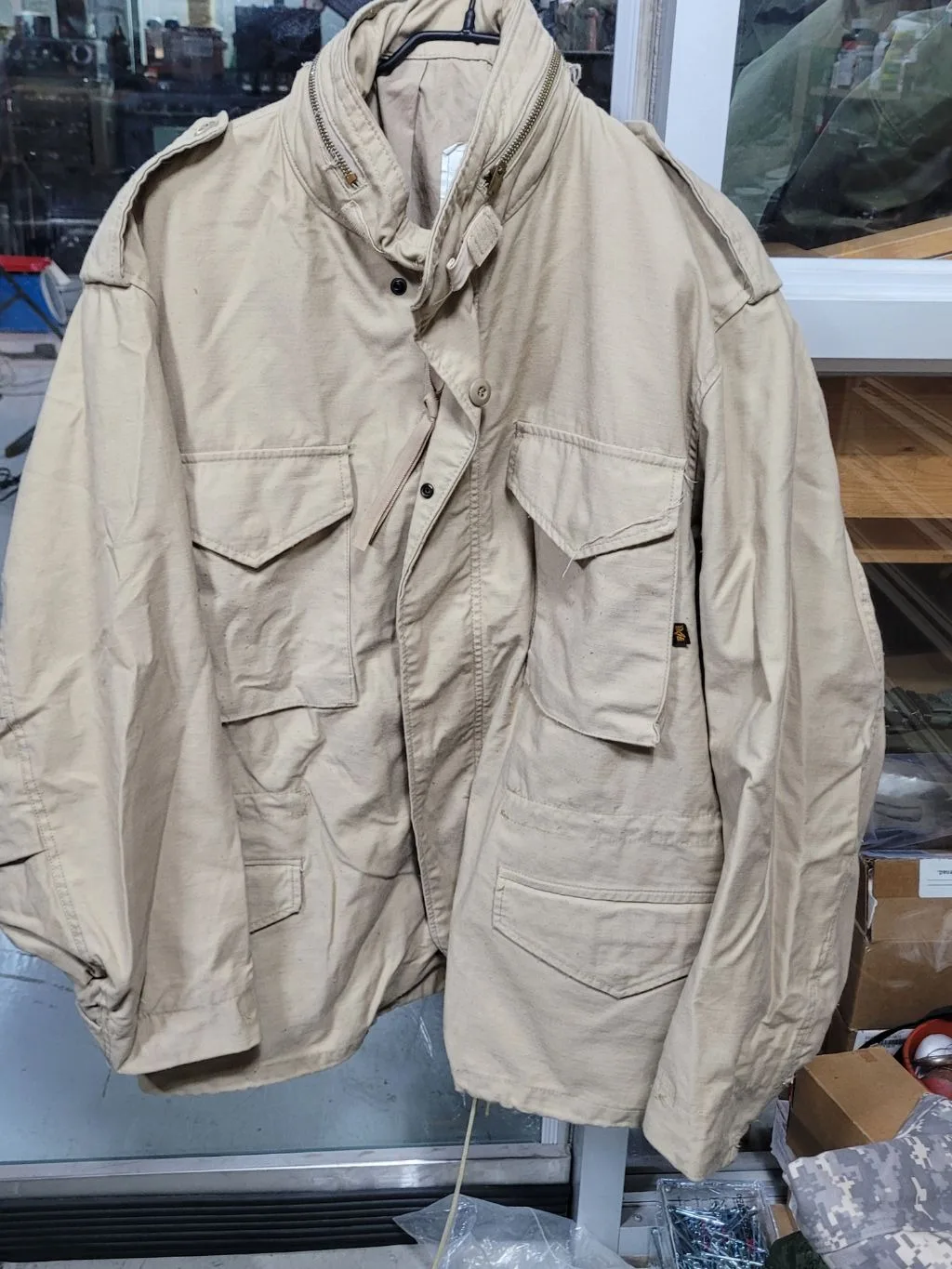 미 알파인더스트리 m65자켓