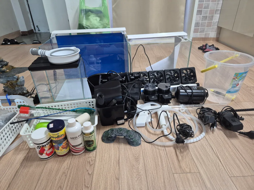 어항 용품 일괄  팝니다