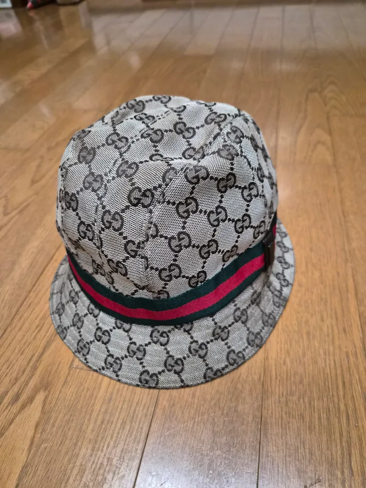 (정품) 구찌 GG 벙거지 버킷햇 L 사이즈 명품 모자