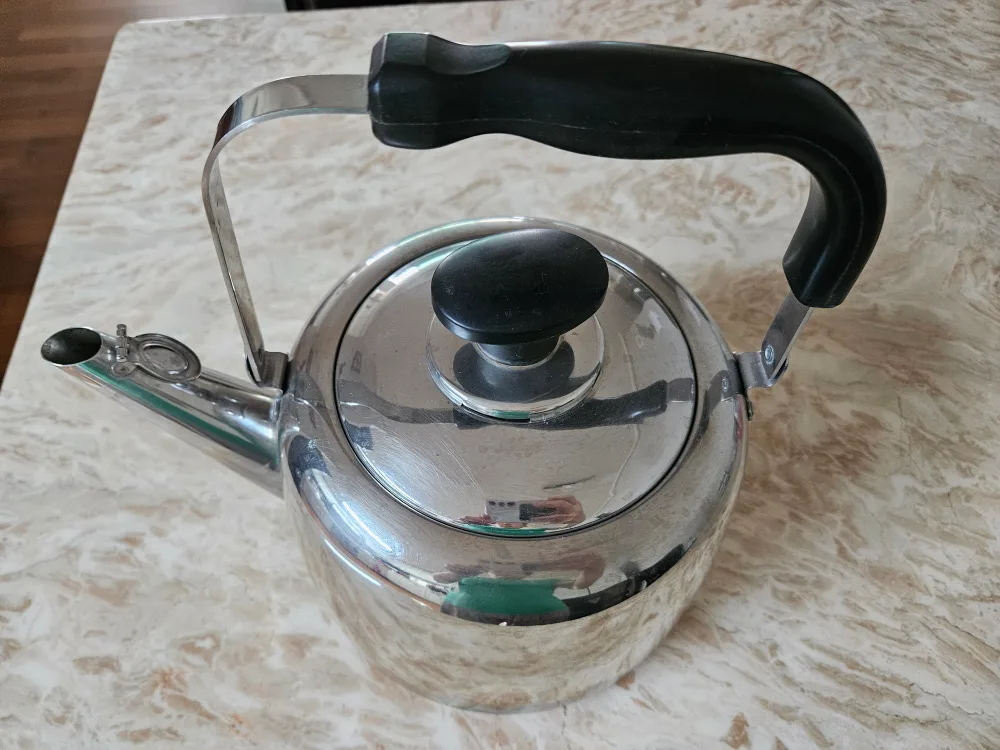 키친플라워 스텐 주전자~ 중고