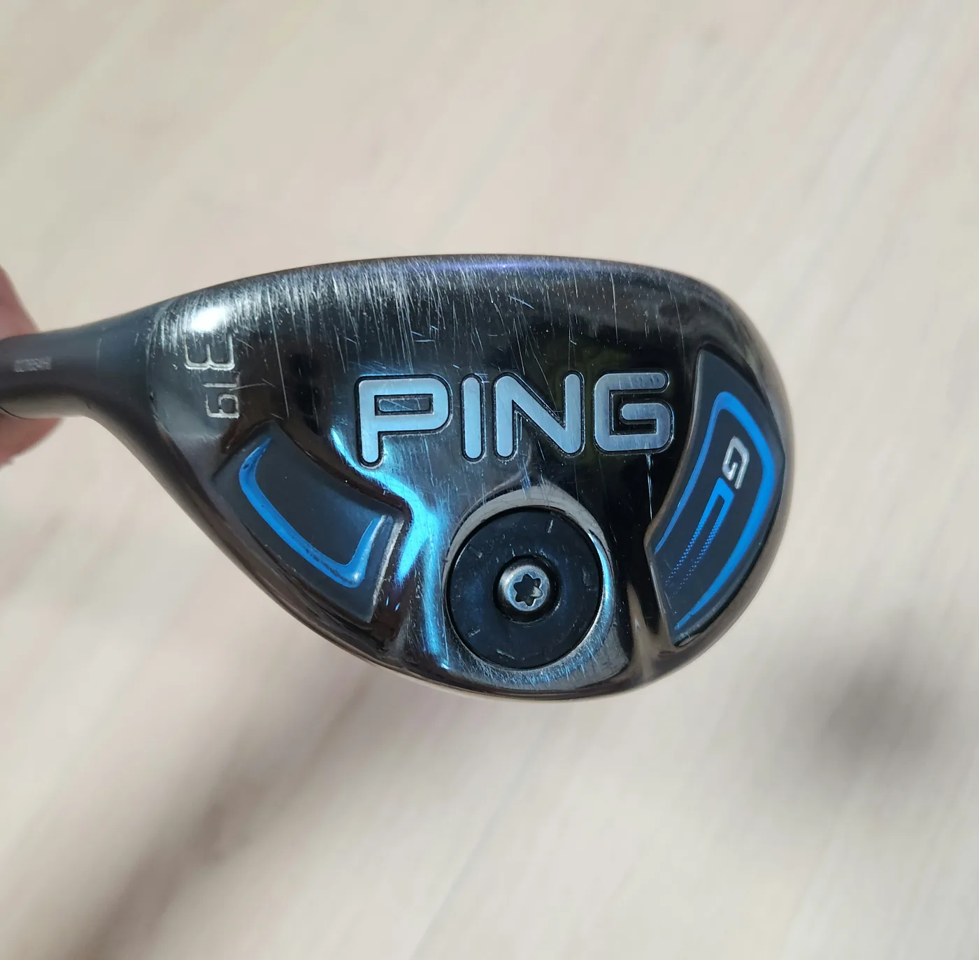 (남성용 좌타)핑 G  3번 유틸리티 19도 골프채