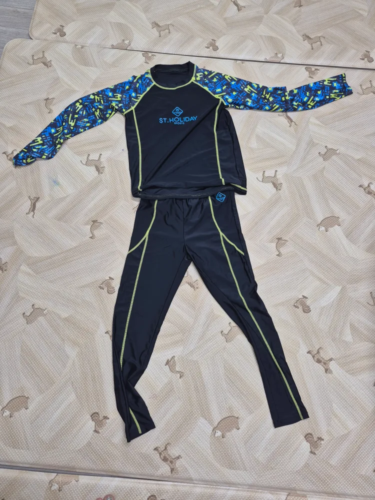 남아 래쉬가드 세트 긴팔 긴바지