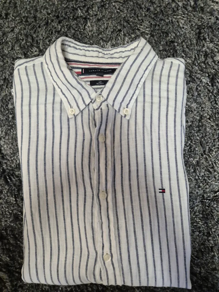 타미힐피거 린넨 셔츠 L